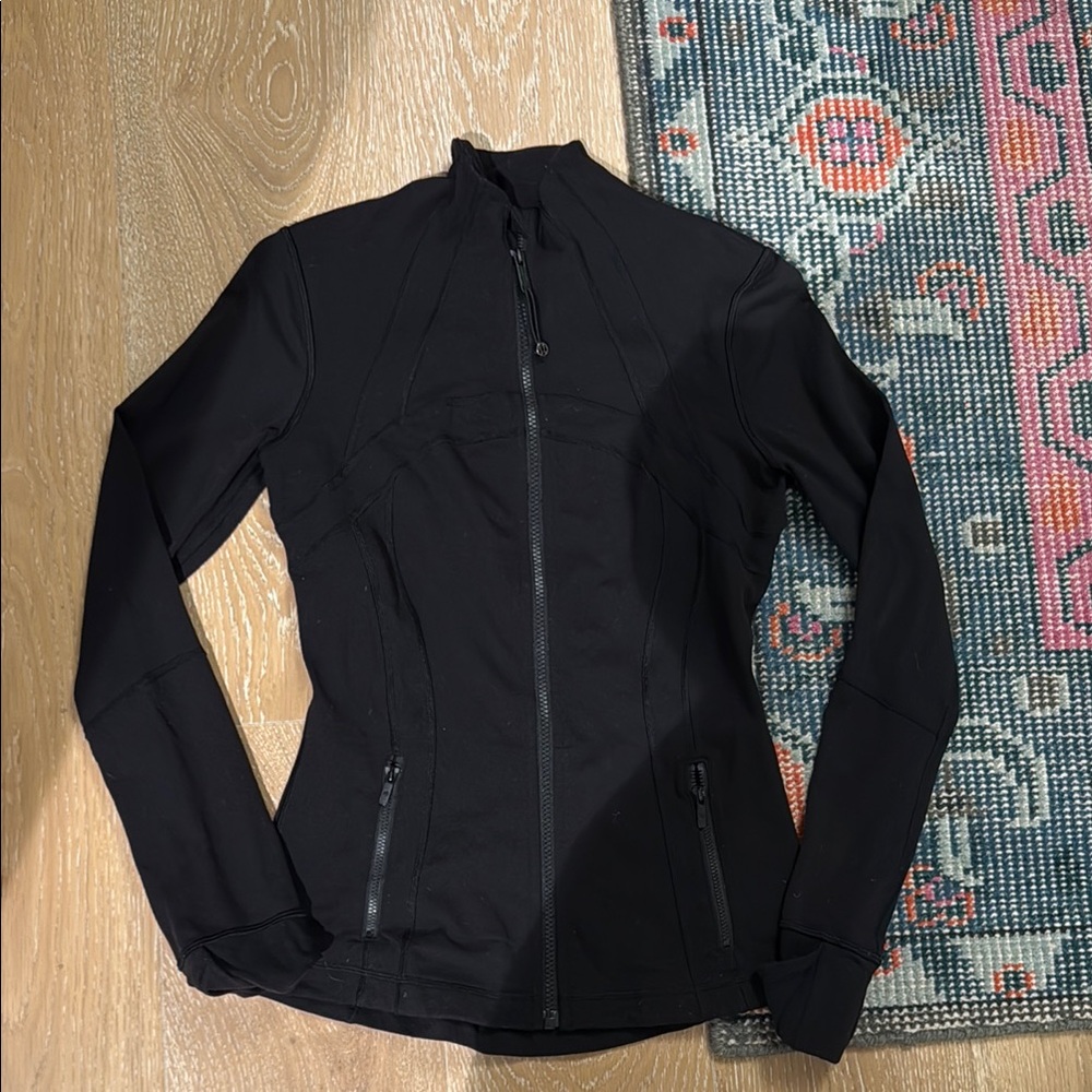 Lululemon Athletica Black Utility Jacket with High Collar